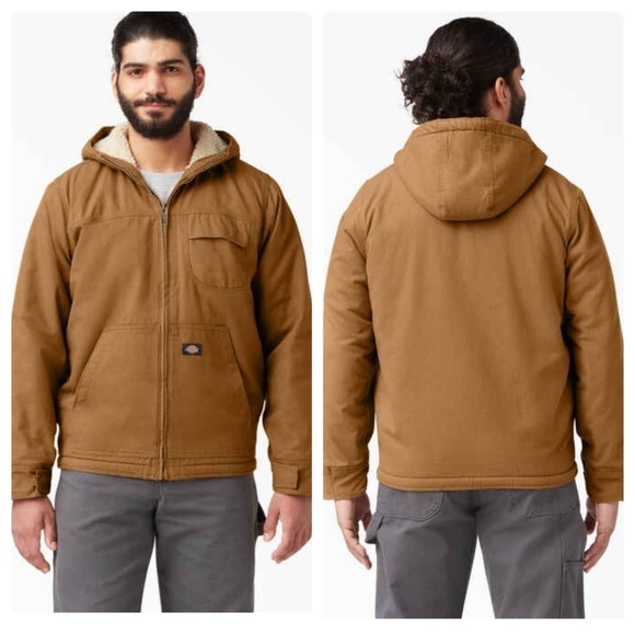 Dickies Other - Dickies Duck High Pile Fleece Lined Hooded Jacket
Color Rinsed Brown duck M NWOT